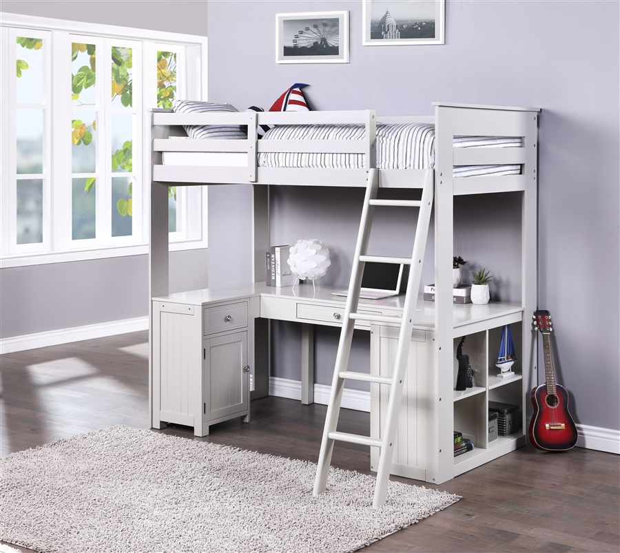 acme loft bed with desk