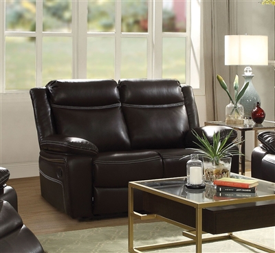 Corra Motion Loveseat in Espresso Finish by Acme - 52051
