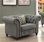 Aurelia Chair in Gray Finish by Acme - 52427