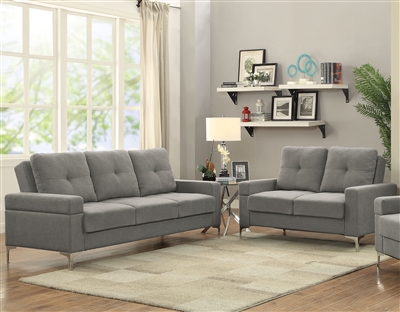 Dorian 2 Piece Adjustable Sofa Set in Gray Finish by Acme - 52810-S