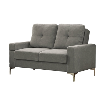 Dorian Adjustable Loveseat in Gray Finish by Acme - 52811
