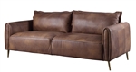 Burgess Sofa in Vintage Chocolate Top Grain Leather Finish by Acme - 54540