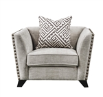 Cheyenne Chair in Light Gray Finish by Acme - 54562