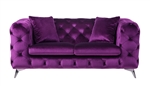 Atronia Loveseat in Purple Fabric Finish by Acme - 54906