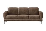 Reagan Sofa in 2-Tone Mocha Polished Microfiber Finish by Acme - 55085