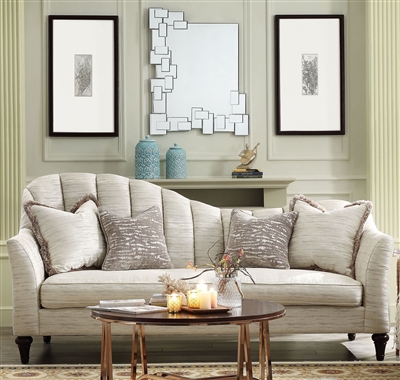 Athalia Sofa in Shimmering Pearl Finish by Acme - 55305