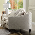 Athalia Loveseat in Shimmering Pearl Finish by Acme - 55306
