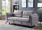 Helaine Sleeper Sofa in Gray Fabric Finish by Acme - 55560