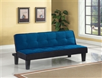 Hamar Adjustable Sofa in Blue Flannel Fabric Finish by Acme - 57031