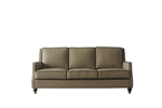 House Marchese Sofa in Tan PU & Tobacco Finish by Acme - 58860