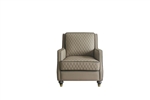 House Marchese Chair in Tan PU & Tobacco Finish by Acme - 58862