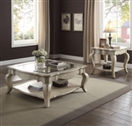 Chelmsford 3 Piece Occasional Table Set in Antique Taupe Finish by Acme - 86050-S
