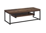 Bob 47 Inch TV Console in Weathered Oak & Black Finish by Acme - 91780