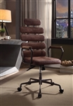 Calan Office Chair in Vintage Whiskey Top Grain Leather Finish by Acme - 92110