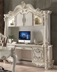 Versailles 2 Piece Computer Desk and Hutch in Bone White Finish by Acme - 92278