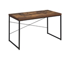 Bob Executive Home Office Desk in Weathered Oak & Black Finish by Acme - 92396