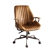 Hamilton Office Chair in Coffee Top Grain Leather Finish by Acme - 92412