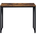 Zaidin Executive Home Office Desk in Weathered Oak & Black Finish by Acme - 92600