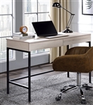 Wendral Executive Home Office Desk in Natural & Black Finish by Acme - 92670