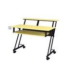 Suitor Computer Desk in Yellow & Black Finish by Acme - 92904