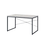 Jurgen Executive Home Office Desk in Antique White & Black Finish by Acme - 92915