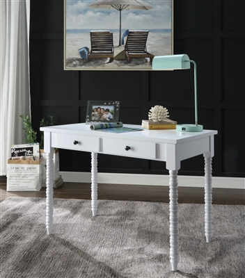 Altmar Executive Home Office Desk in White Finish by Acme - 93014