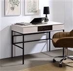 Verster Executive Home Office Desk in Natural & Black Finish by Acme - 93090
