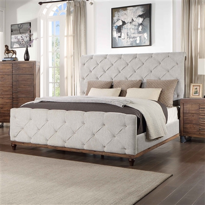 Andria Bed in Reclaimed Oak Finish by Acme - BD01291Q