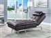 Padilla Chaise in Brown Fabric Finish by Acme - LV00825