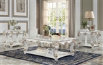 Vendome 3 Piece Occasional Table Set in Antique Pearl Finish by Acme - LV01327-S
