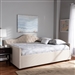 Eliza Daybed in Light Beige Fabric Finish by Baxton Studio - BAX-CF8940-B-Light Beige-Daybed-Q