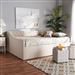 Haylie Daybed in Beige Fabric Finish by Baxton Studio - BAX-CF9046-B-Beige-Daybed-Q