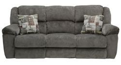 Transformer Ultimate Reclining Sofa in Seal Fabric by Catnapper  - 19445-S