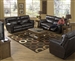 Nolan 2 Piece Godiva Leather Reclining Sofa Set by Catnapper - 4041-S