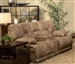 Voyager Lay Flat Reclining Console Loveseat by Catnapper - 4389