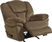 Drew Chaise Rocker Recliner in Fawn Fabric by Catnapper - 4613-2-F