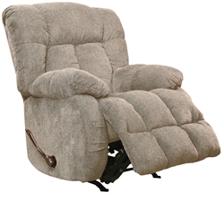 Brody Chaise Rocker Recliner in Otter Fabric by Catnapper - 4774-2-O