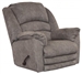 Rialto Chaise Rocker Recliner with X-tra Comfort Footrest in Steel Fabric by Catnapper - 47752-S