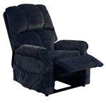 Somerset "Pow'r Lift" Lounger Recliner in Black Pearl Fabric by Catnapper - 4817-BP