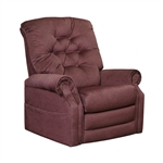 Patriot Power Lift Full Lay-Out Recliner in Vino Fabric by Catnapper - 4824-V