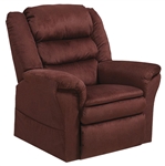 Preston "Pow'r Lift" Pillow Top Recliner in Berry Fabric by Catnapper - 4850-B