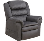 Preston "Pow'r Lift" Pillow Top Recliner in Smoke Fabric by Catnapper - 4850-S