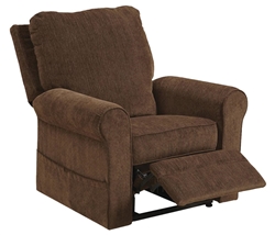 Edwards "Pow'r Lift" Recliner in Coffee Fabric by Catnapper - 4851-C
