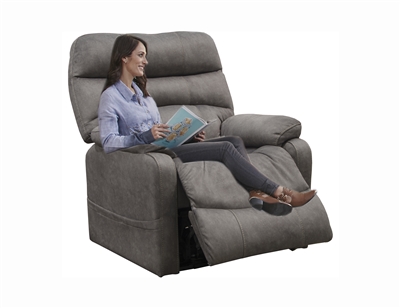 Buckley Power Lift Recliner in Graphite Fabric by Catnapper - 4864-G