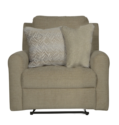 Calvin Wall Hugger Recliner in Putty Fabric by Catnapper - 61630-4-P
