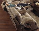 Voyager POWER Lay Flat Reclining Sofa with Drop Down Table by Catnapper - 643845