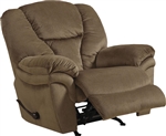 Drew POWER Lay Flat Recliner in Fawn Fabric by Catnapper - 64613-7-F