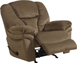 Drew POWER Lay Flat Recliner in Fawn Fabric by Catnapper - 64613-7-F