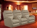 Supernova POWER Theater Seating in Parchment Leather Like Fabric by Theatre Deluxe - 64747-4-P-S