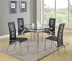 Mila 5 Piece Dining Set by Crown Mark - 1270